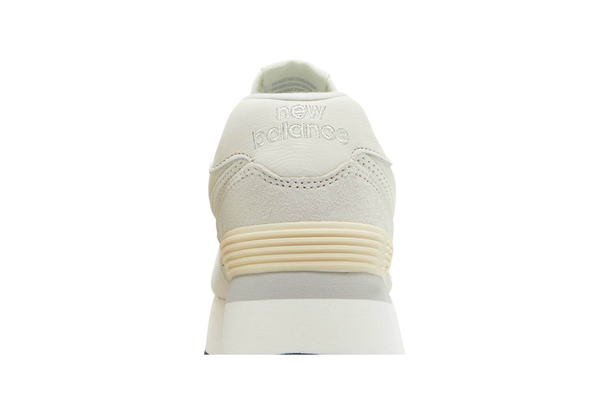 (Women) New Balance 574+ White Grey WL574ZAA Nicesnk